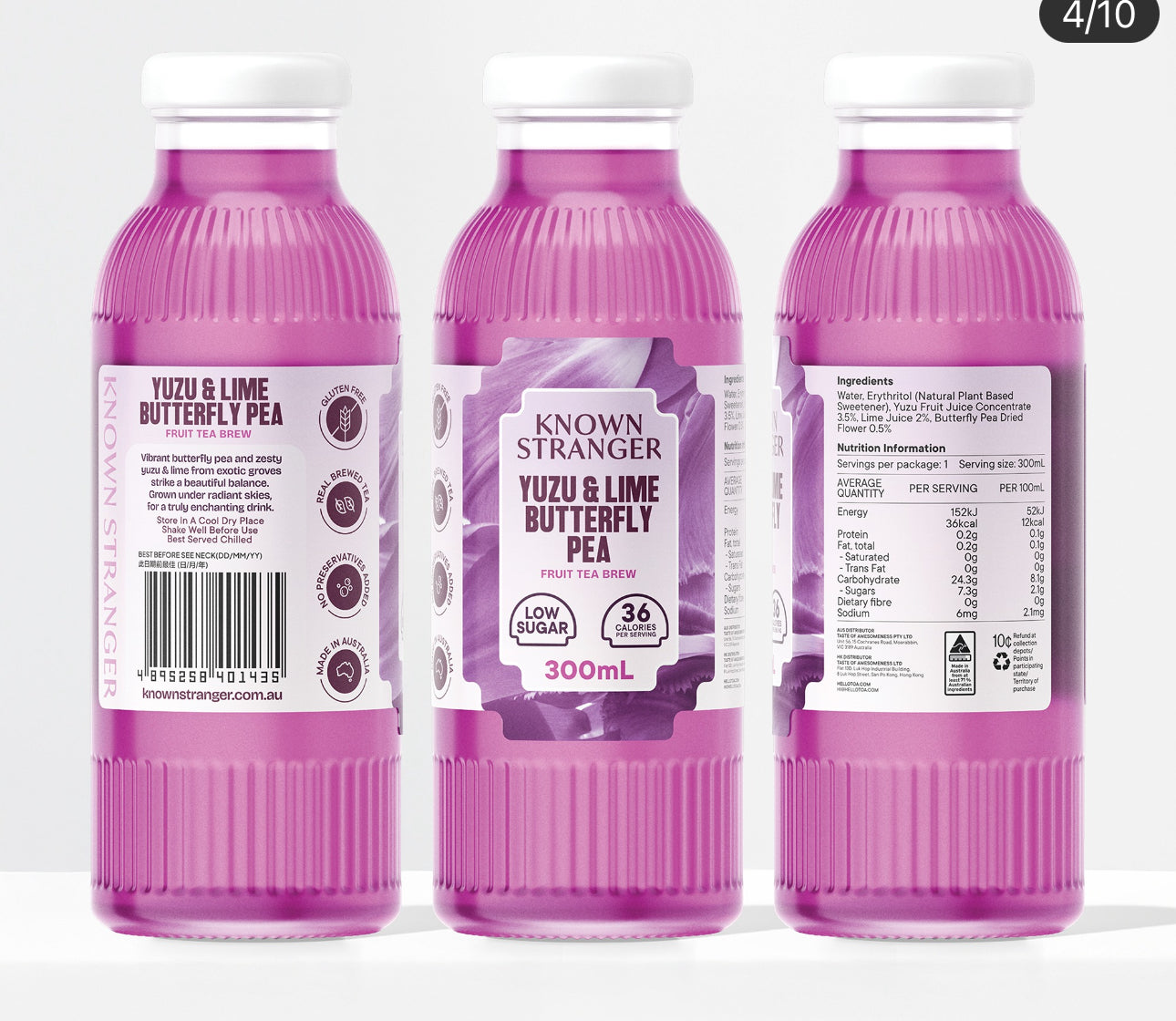 Yuzu Lime Pea Flower Elixir
• Antioxidant-Packed • Instant Refresh