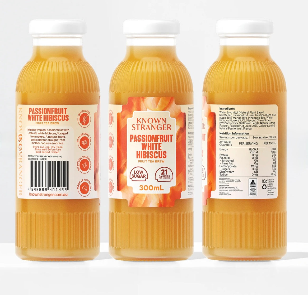 Passionfruit Hibiscus Botanical Ice Tea Brew
- White Hibiscus + Real Fruit • 99% Sugar-Free • Jamaican Glow