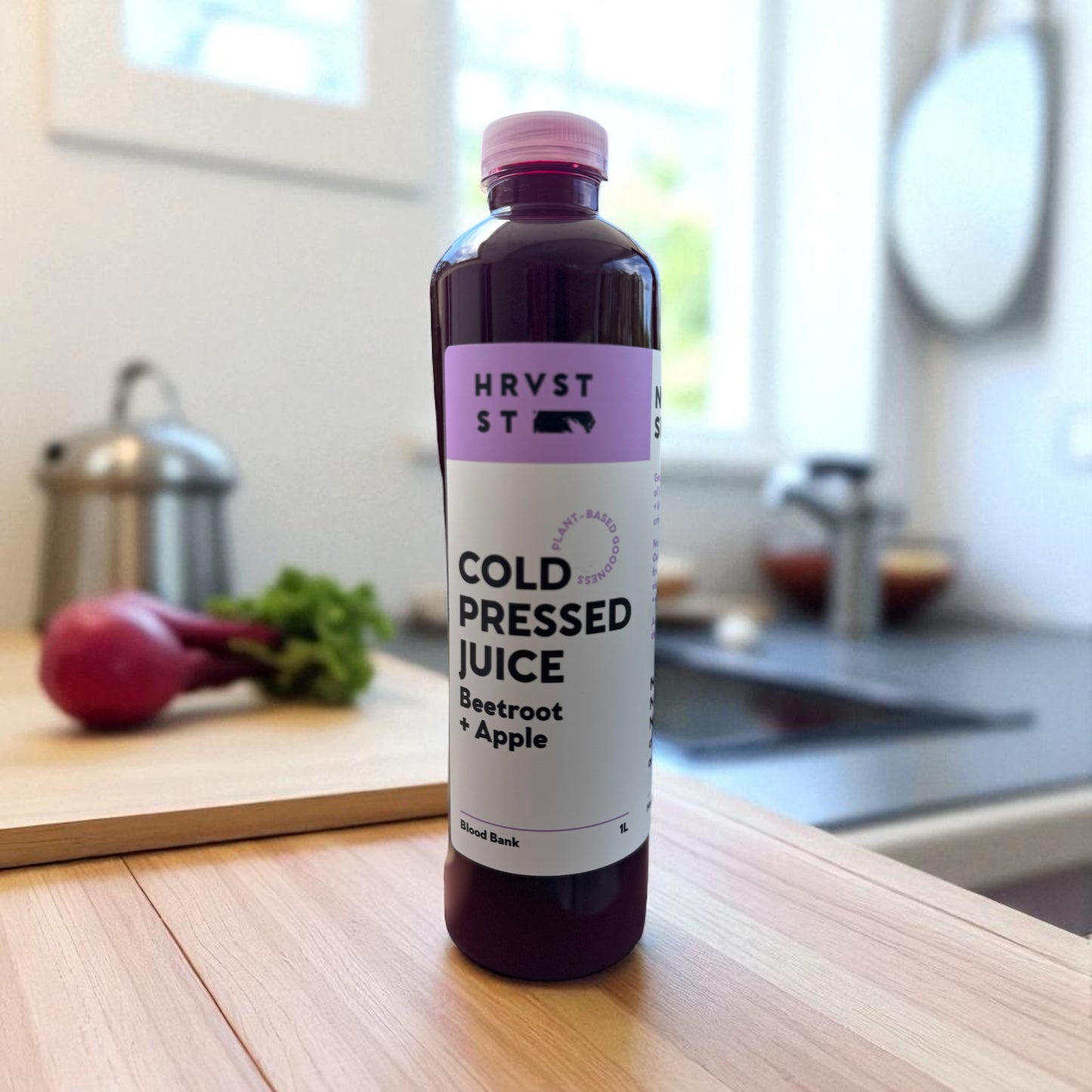 Revitalise With Harvest Street Cold Pressed Juice - Blood Bank, Beetroot + Apple