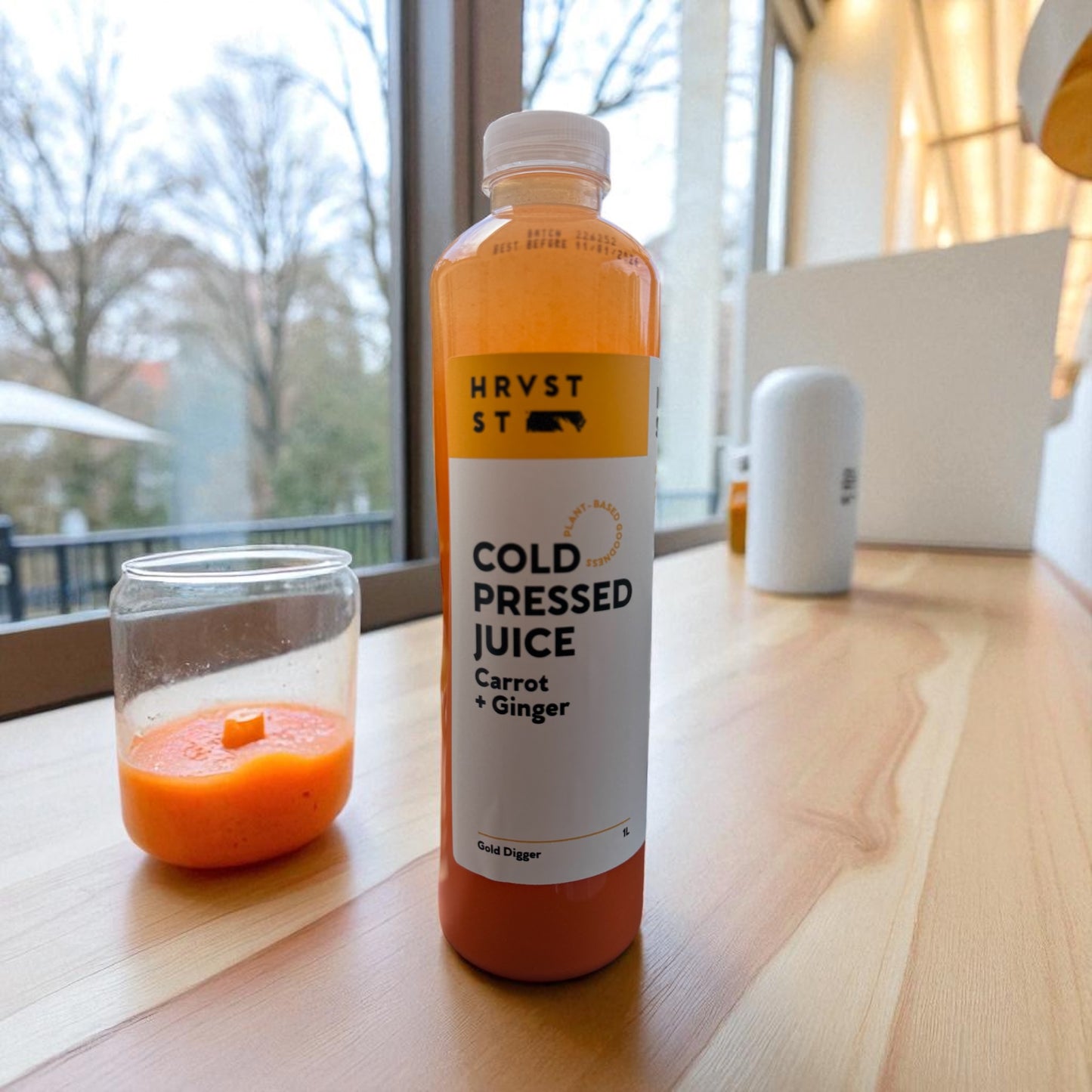 Cleanse With Harvest Street Cold Press Juices - Gold Digger, Carrot + Ginger