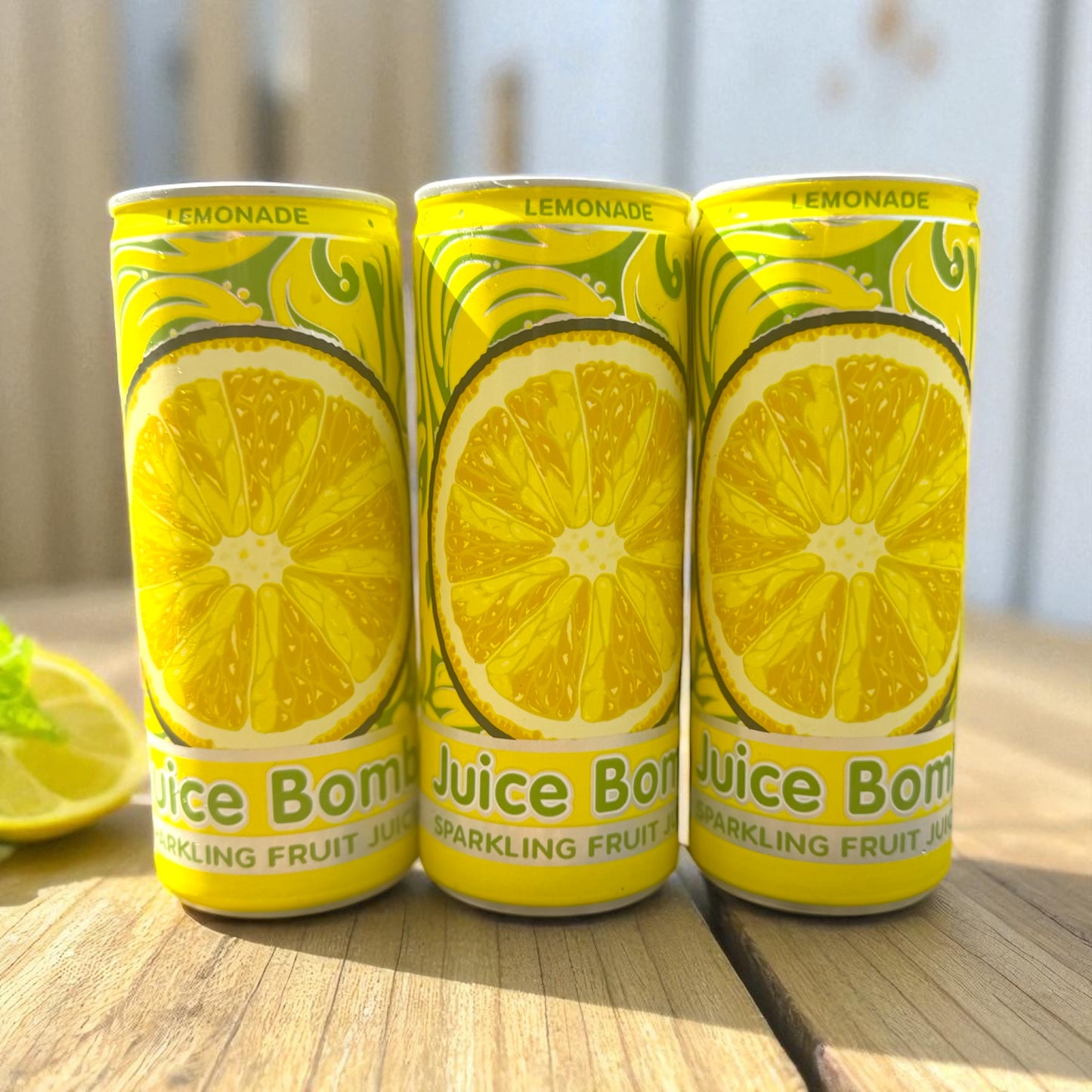 Refreshing Juice Bombs - simply carbonated fruit juice, no nasties