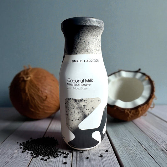 Simple + Addition Coconut Milks - Milled Black Sesame