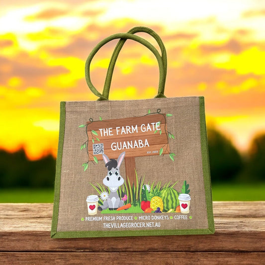 Meet the Enviro Friendly Large Hessian Shopping Bag-The Village Grocer Club