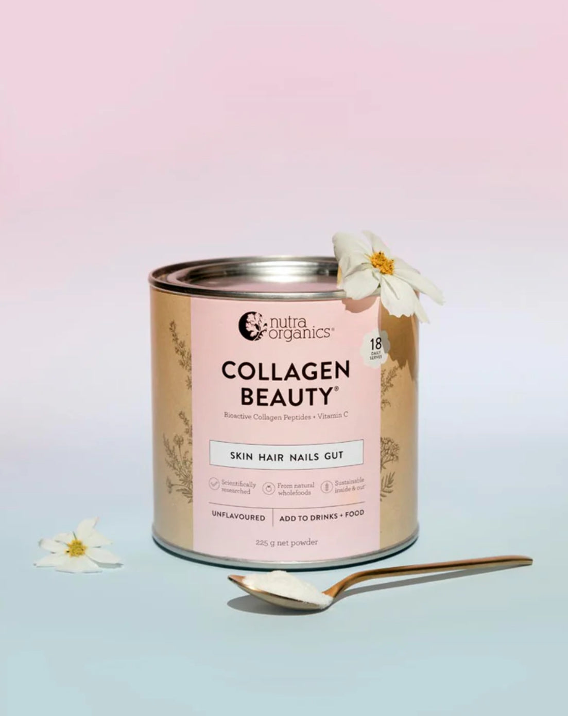 **Skin & Hair Health** Nutra Organics Award Winning Collagen-The Village Grocer Club