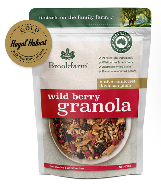 Brookfarm Wild Berry Granola-The Village Grocer Club