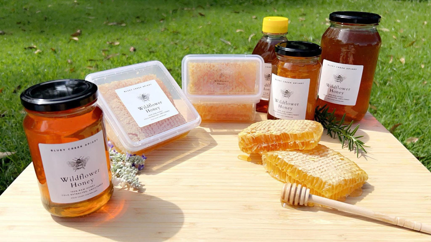 *Limited*  Award Winning Local Hinterland Honey & Honeycomb