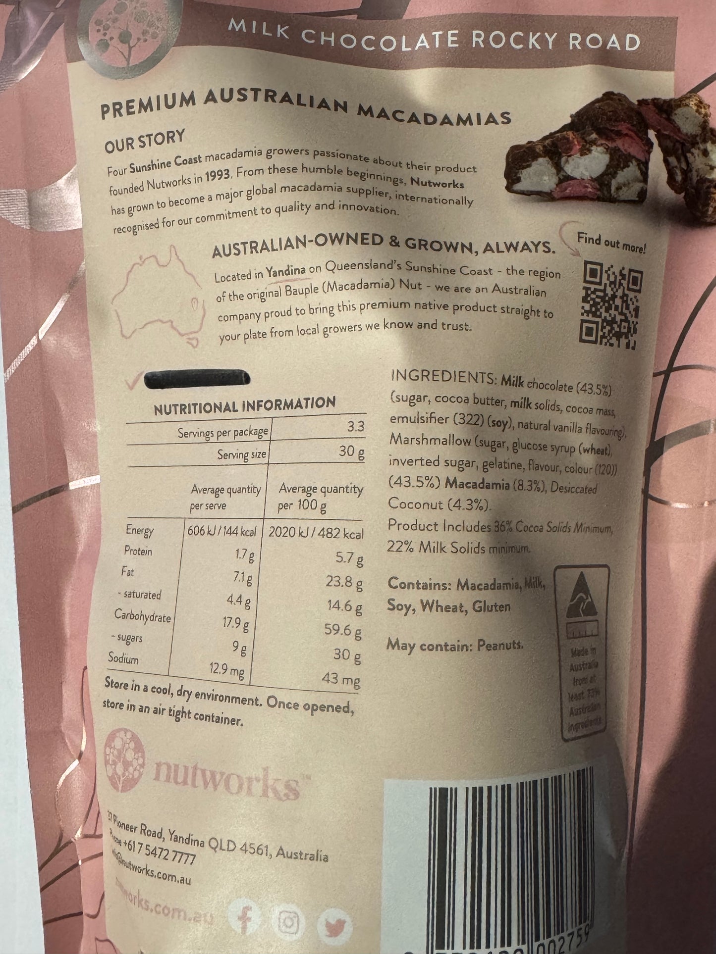 *New In Store* Nutworks Premium Macadamia Rocky Road