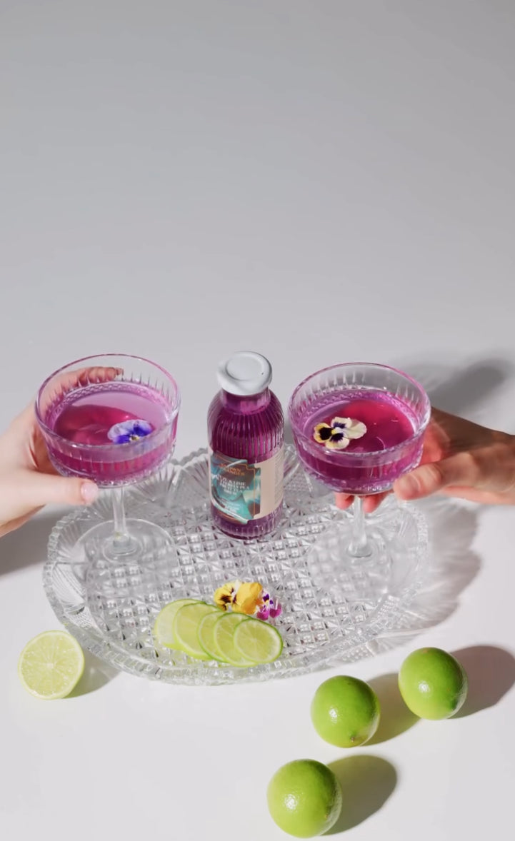 Yuzu Lime Pea Flower Elixir  • Antioxidant-Packed • Instant Refresh