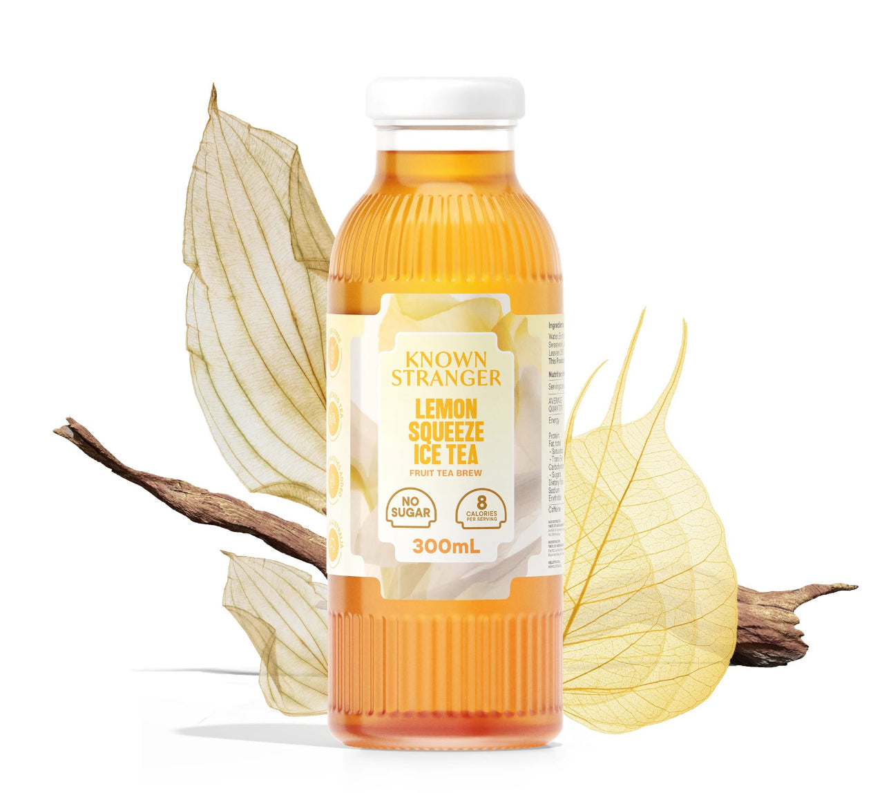 Sun-Kissed Botanical Lemon Ceylon Ice Tea - 99% Sugar-Free • 10 Cal • Real Juice, Real Kick