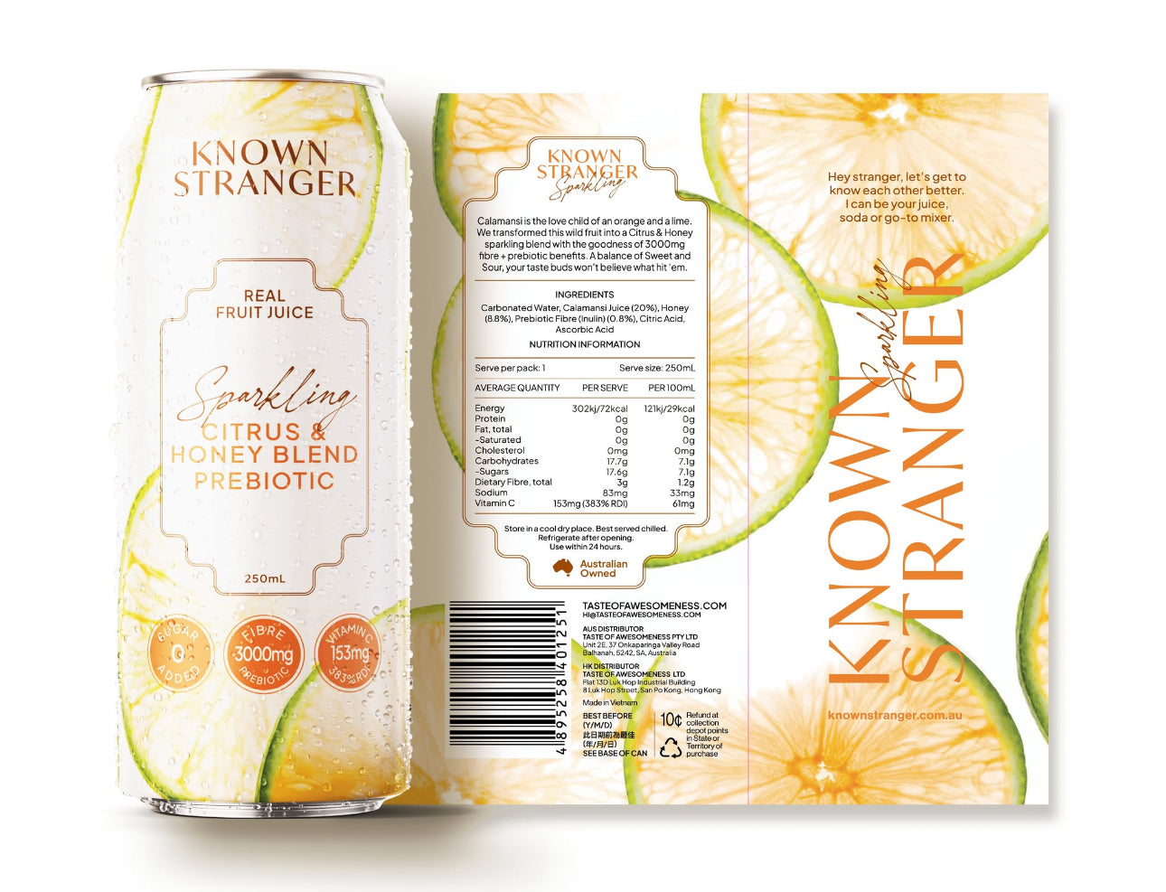 Good Gut Health Prebiotic Sparkling Juices