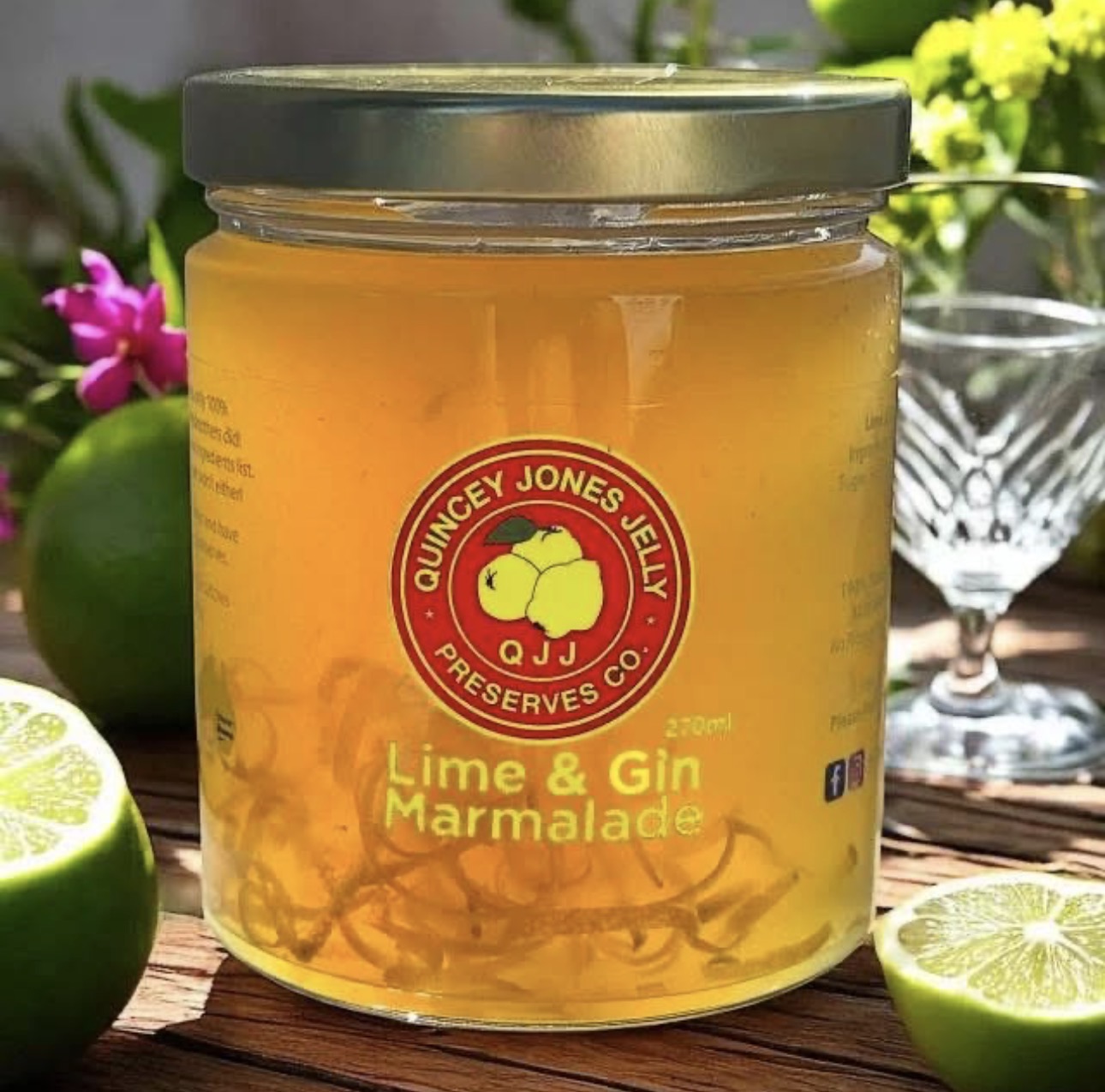 Quincy Jones Delicious Lime & Gin Marmalade (just divine 🤤)