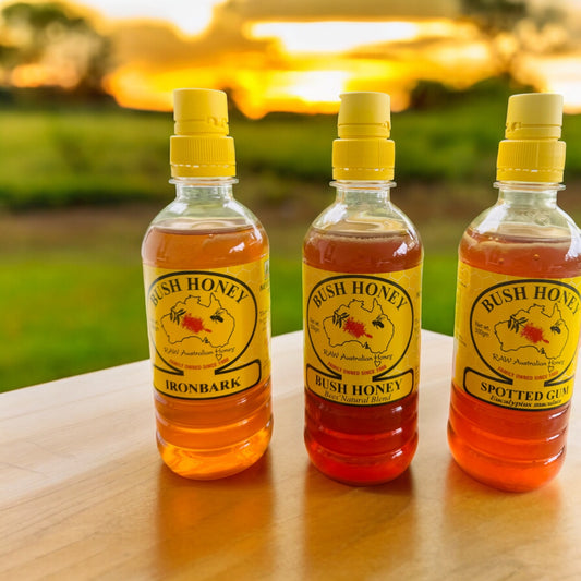 A variety of Bush Honey Squeezy’s-The Village Grocer Club