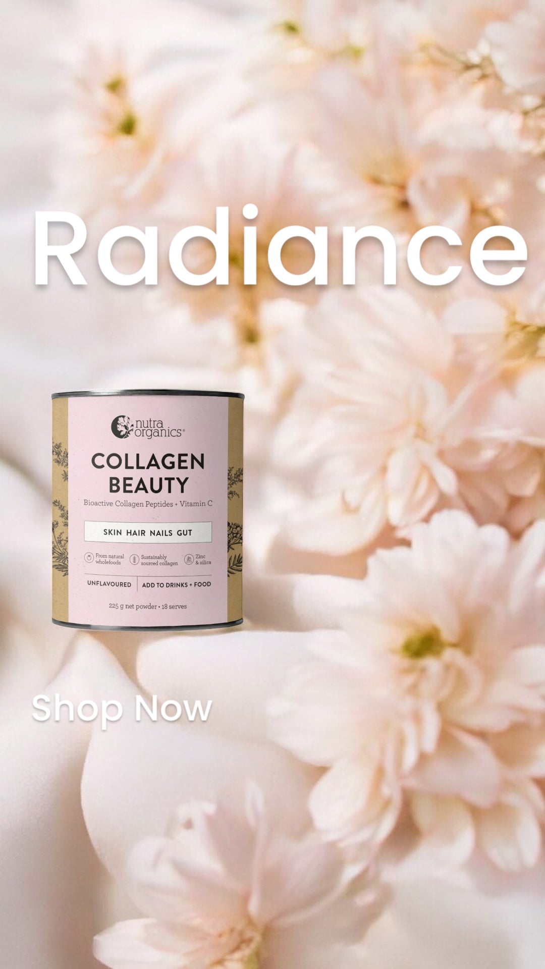 **Skin & Hair Health** Nutra Organics Award Winning Collagen-The Village Grocer Club