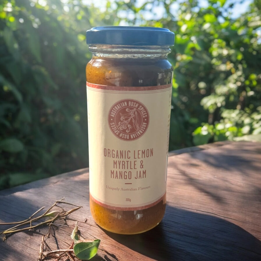 Organic Lemon Myrtle and Mango Jam-The Village Grocer Club