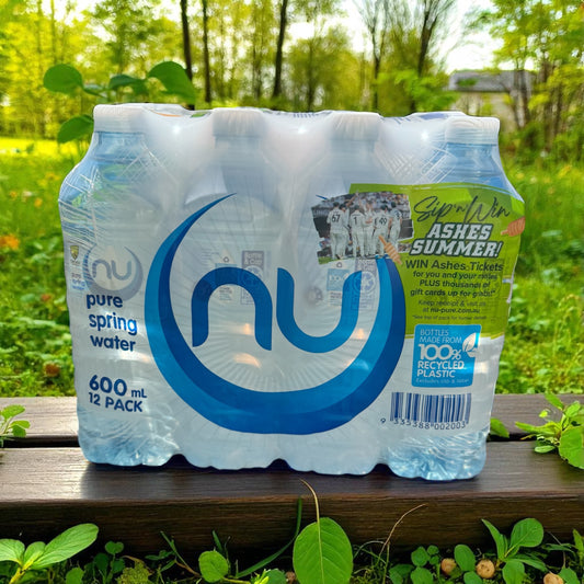 Stay Hydrated With A 12 pack of 600ml Nu Pure Spring Water