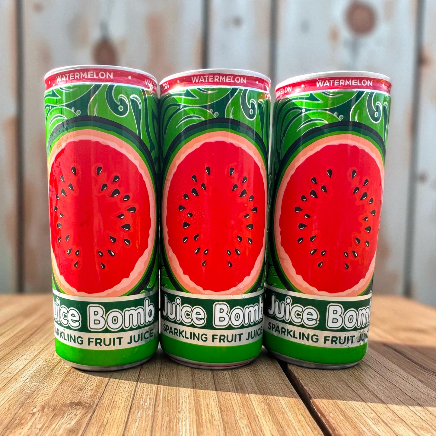 Refreshing Juice Bombs - simply carbonated fruit juice, no nasties