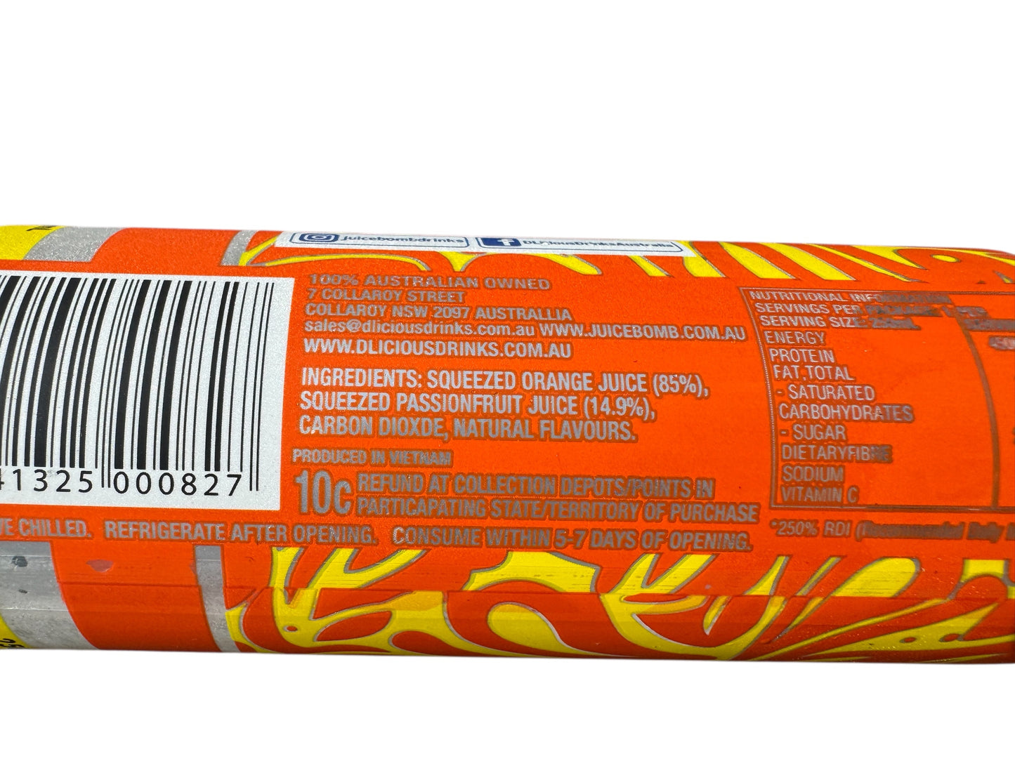 Refreshing Juice Bombs - simply carbonated fruit juice, no nasties