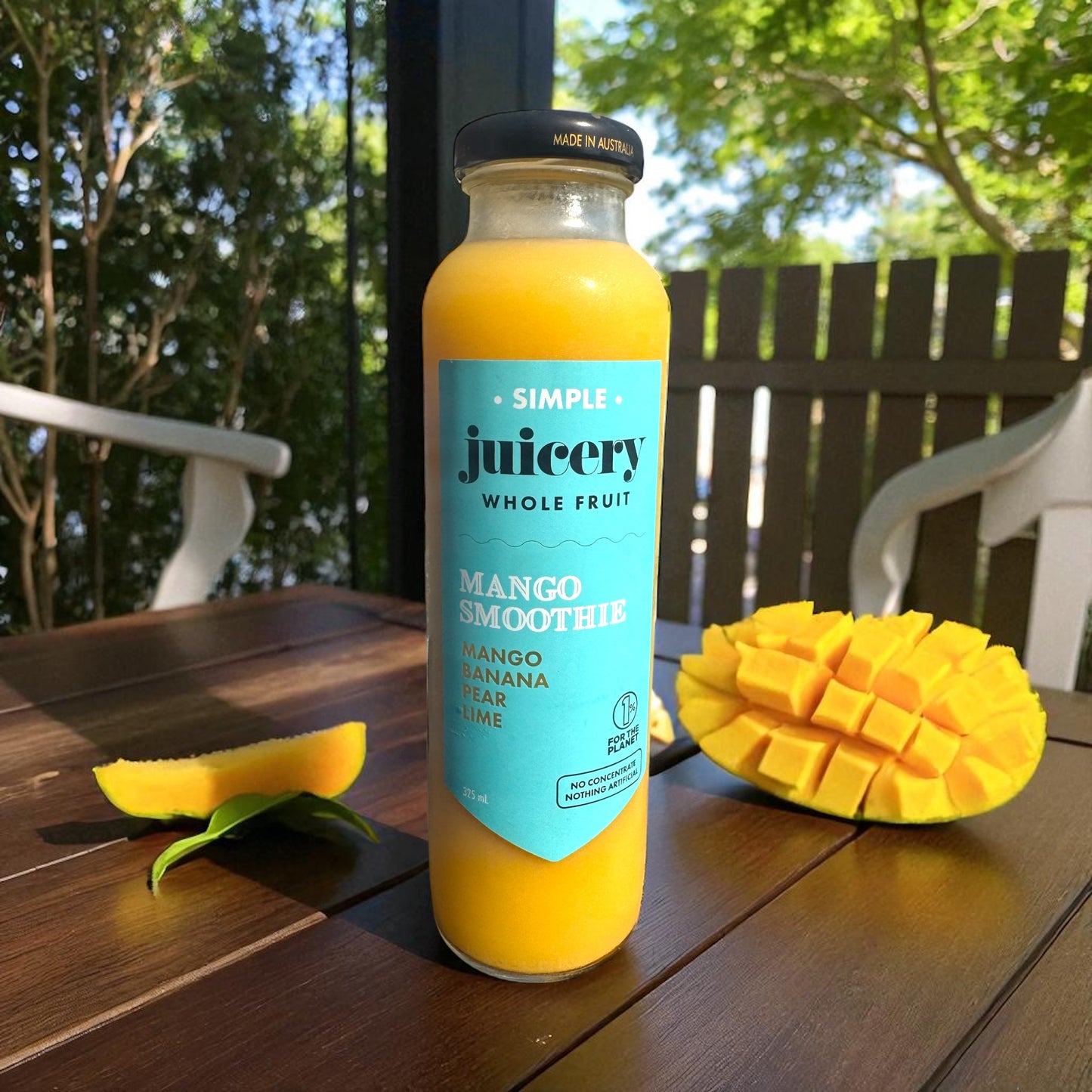 Start your day healthy with a whole fruit mango smoothie