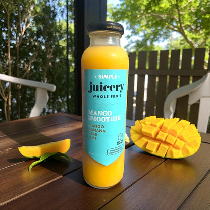 Start your day healthy with a whole fruit mango smoothie