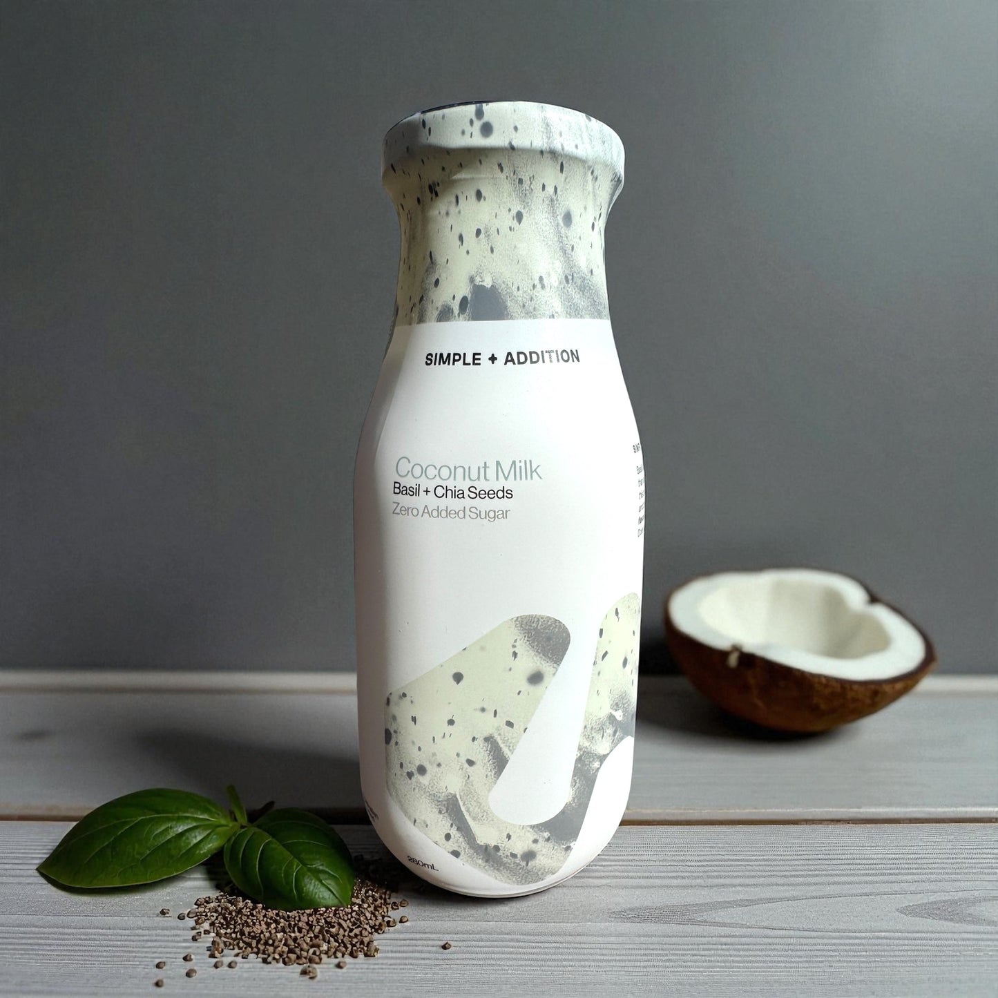 Simple + Addition Coconut Milks - Basil & Chia