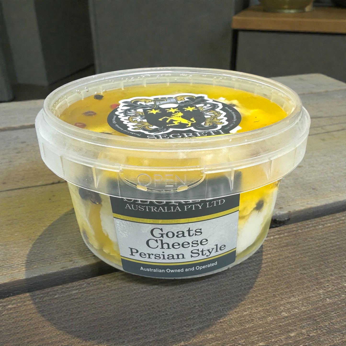 * Back in Stock Hand Crafted Segreti Goats Cheese Feta Persian Style