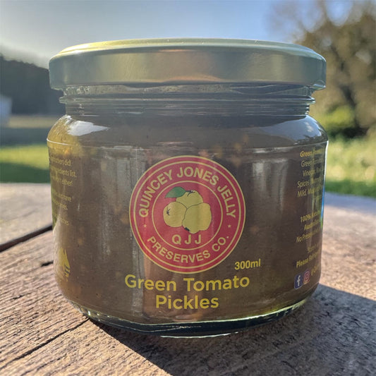 Award Winning Quincey Jones Green Tomato Pickle