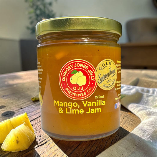 Quincey Jones Mango, Lime and Vanilla Jam